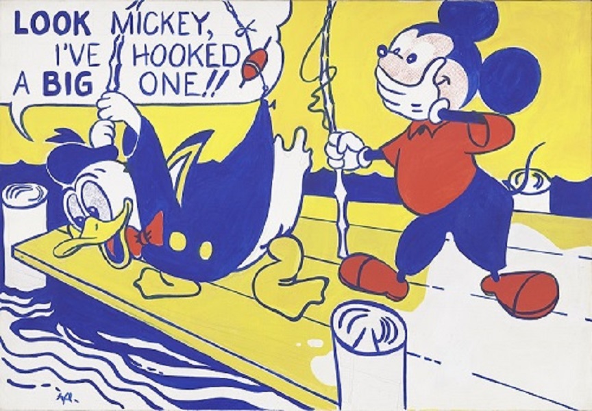 Lichtenstein "Mickey"