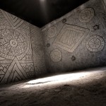 Cement Graffiti La Capilla Cósmica de 3ttman