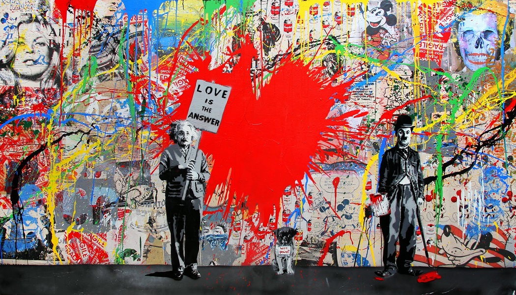 Mr. Brainwash "Juxtapose"