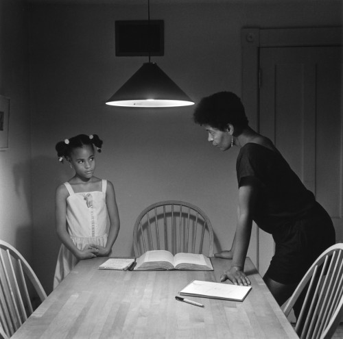 CARRIE MAE WEEMS. Triptych with Daughter