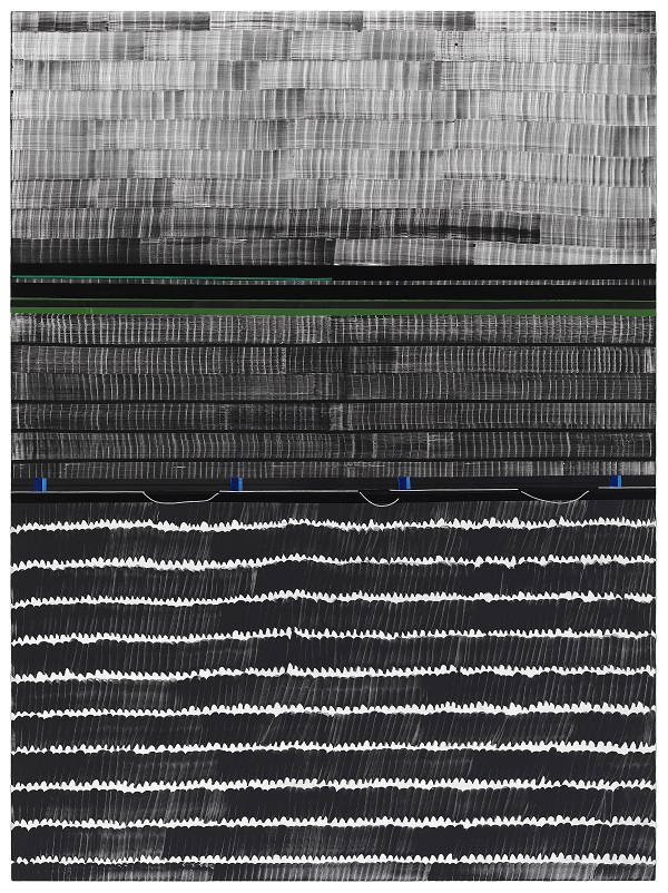 Juan Uslé - Sonzze que revelabas (Mississippi), 2013. Obra imagen de Estampa 2015