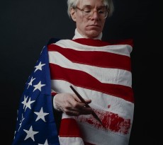 Galería Aina Nowack AAC. Alberto Schommer. La Bandera. Andy Warhol, 1983. Papel Fuji Crystal, Impresión Lightjet RC. 180 x 150 cm. Ed. 1-5.