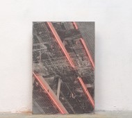 Red Grid 2015. Cemento, fotografía y acrílico. 80x54. Keke Vilabelda