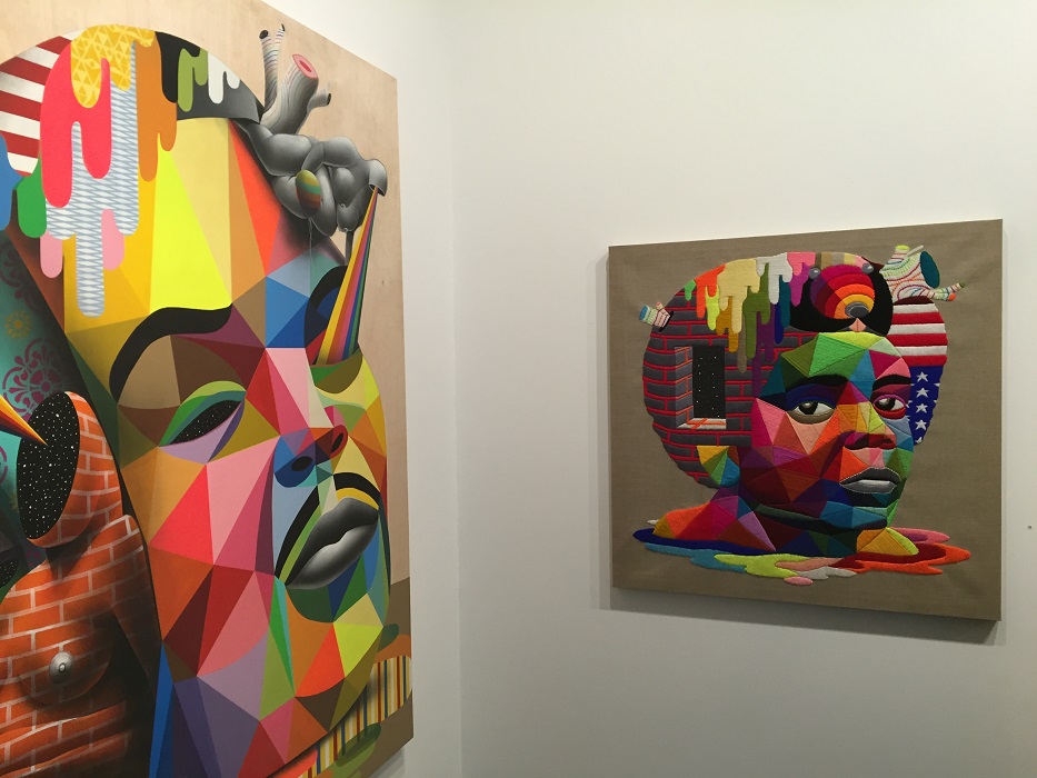 Okuda "iam Gallery x Up&Coming Gallery" en Galería Kreisler