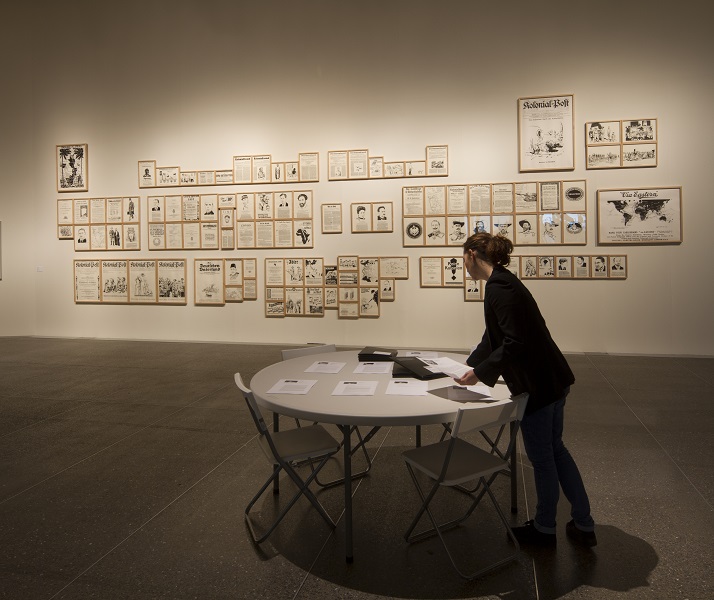 Vista de la exposición en MUSAC