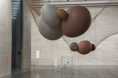 Persona. Bene Bergado. Vista de la exposición en MUSAC, Museo de Arte Contemporáneo de Castilla y León.