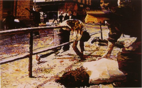 Simeón Saiz Ruiz, Matanza de civiles en Sarajevo por proyectiles caídos junto al mercado municipal, lunes 28 de agosto de 1995, 1998
