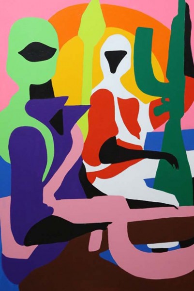 TODD JAMES Two more pirates, 2014. Acrylic on canvas