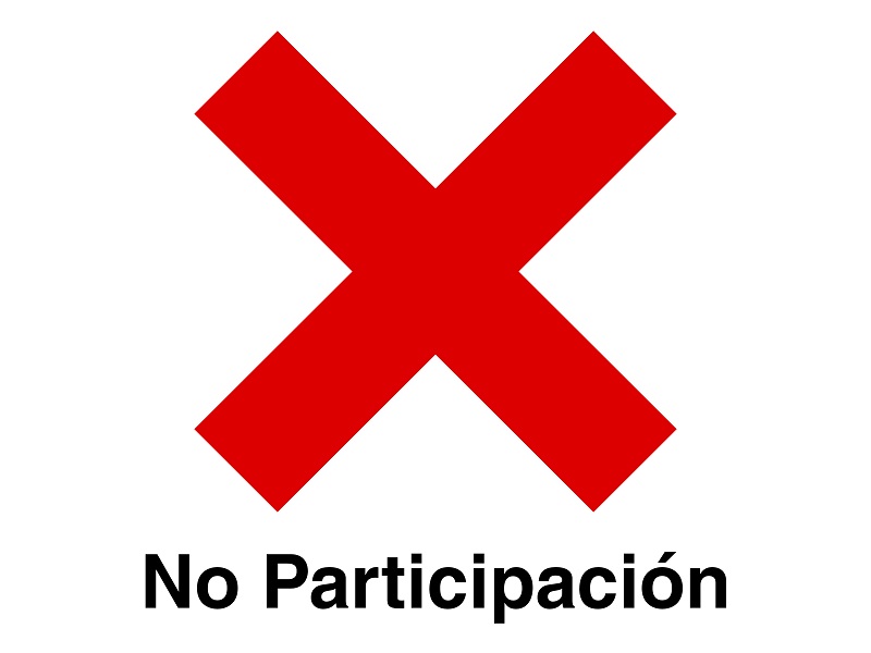 convocatoria no participacion