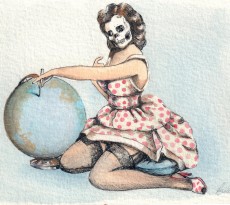 Anna-Turina-Pin-Up-Wold-2016-Mixed-on-paper-10x13cm