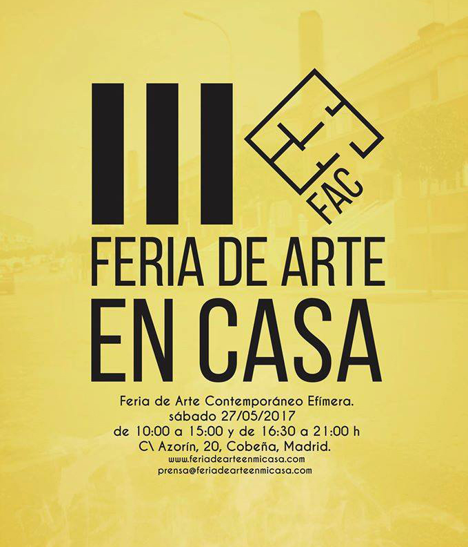 FAC III Feria de Arte en mi casa