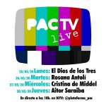 4 nuevos artistas en PAC TV LIVE