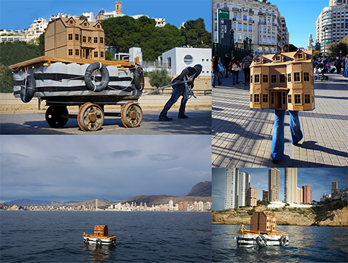 Balsa especulación humana (Benidorm, Alicante, el Mediterráneo 2018)