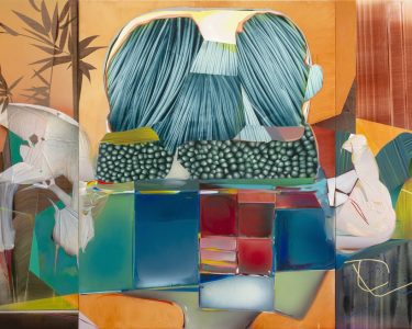 Las vacaciones del alma_2024-2025_© Daniel Verbis_VEGAP_Madrid_2025_Acrílico sobre lienzo y madera 244 x 435cm
