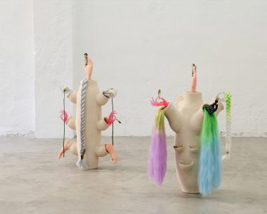 Patricia Domimguez_ Las Yerbateras_Vist a de instalación en The RYDER, 2024